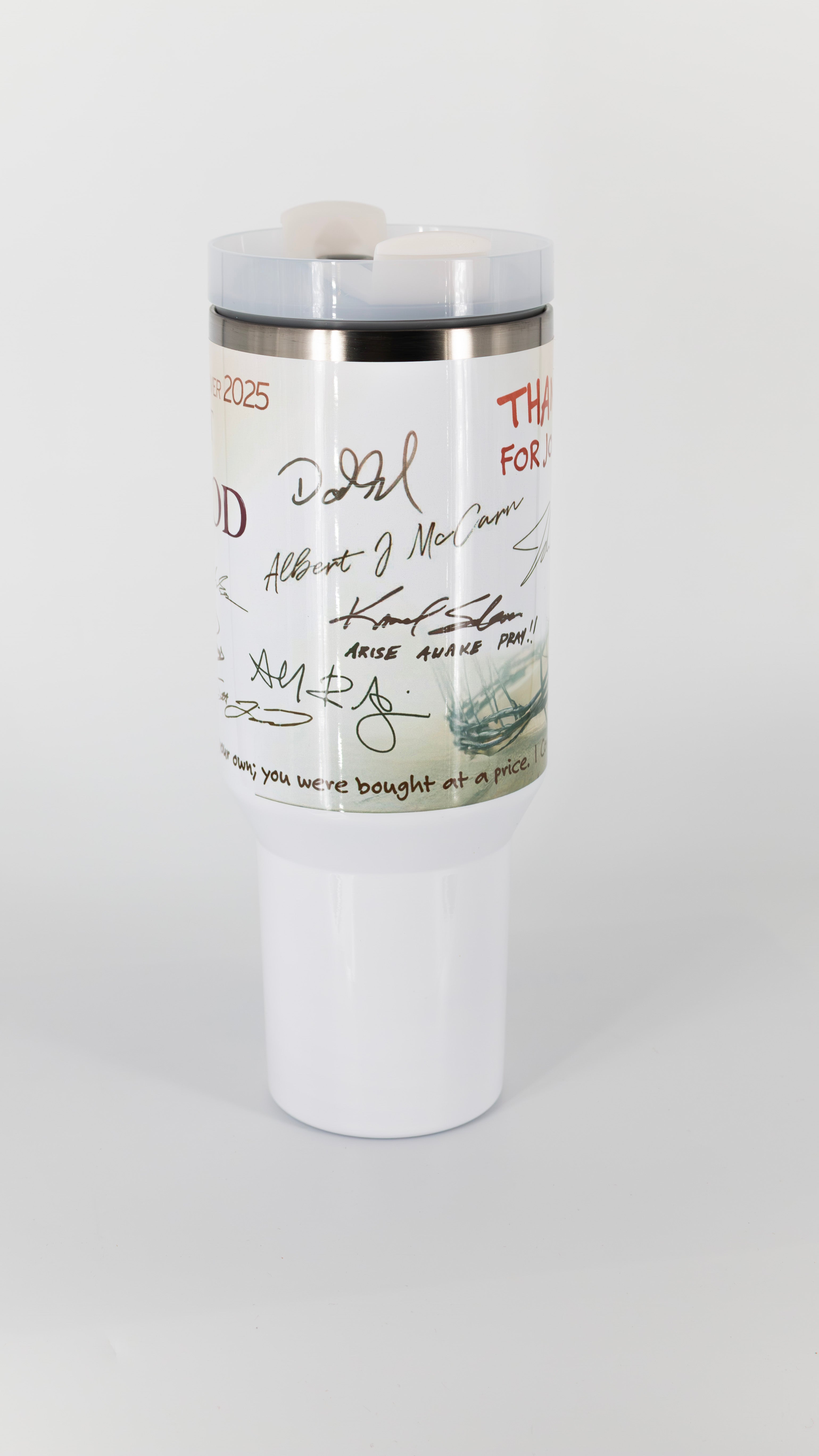 Passover 2025 Autographed Stainless Steel Tumbler (40 oz)