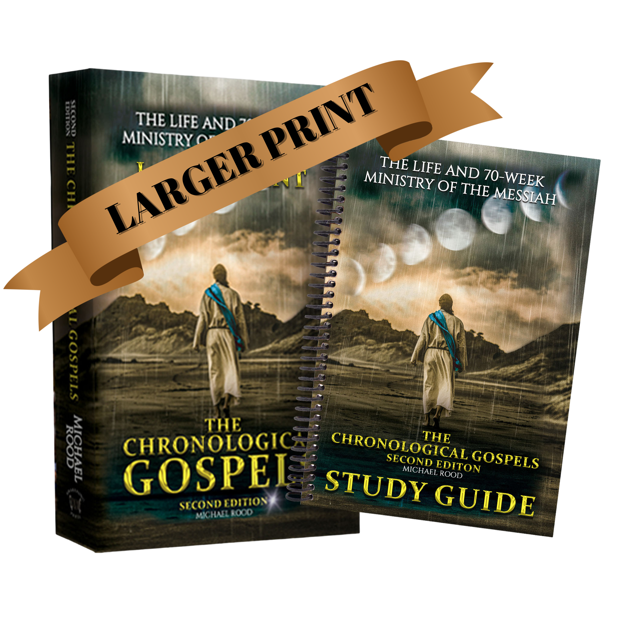 LARGER PRINT EDITION - The Chronological Gospels Study Bundle (Second Edition)