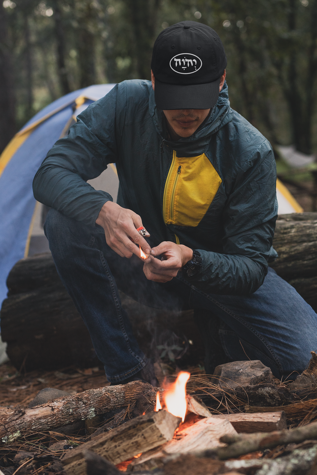 Gorra del ‘nombre de Dios’ - Negro