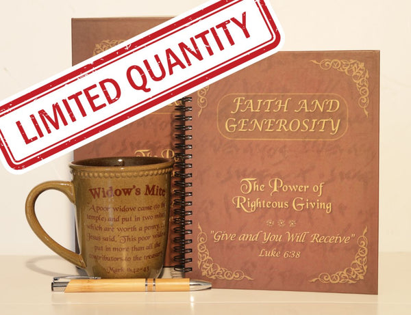 Faith and Generosity Mug and Book Set