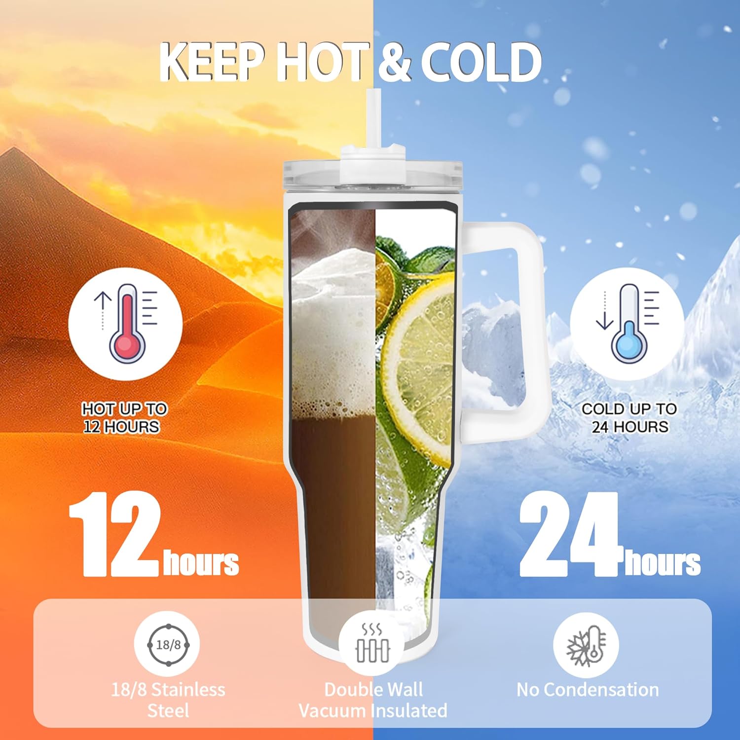 Attributes of God Stainless Steel Tumbler (40 oz)