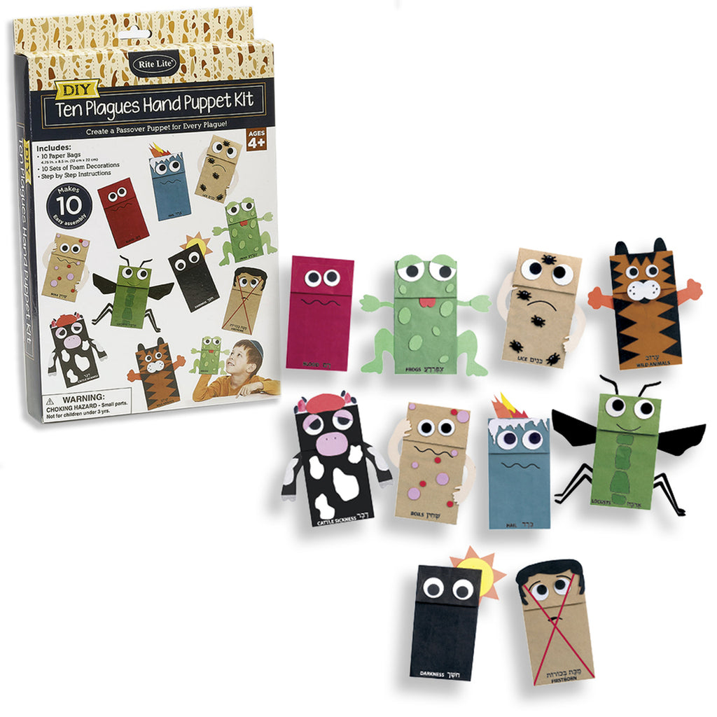Ten Plagues Hand Puppet Craft Kit