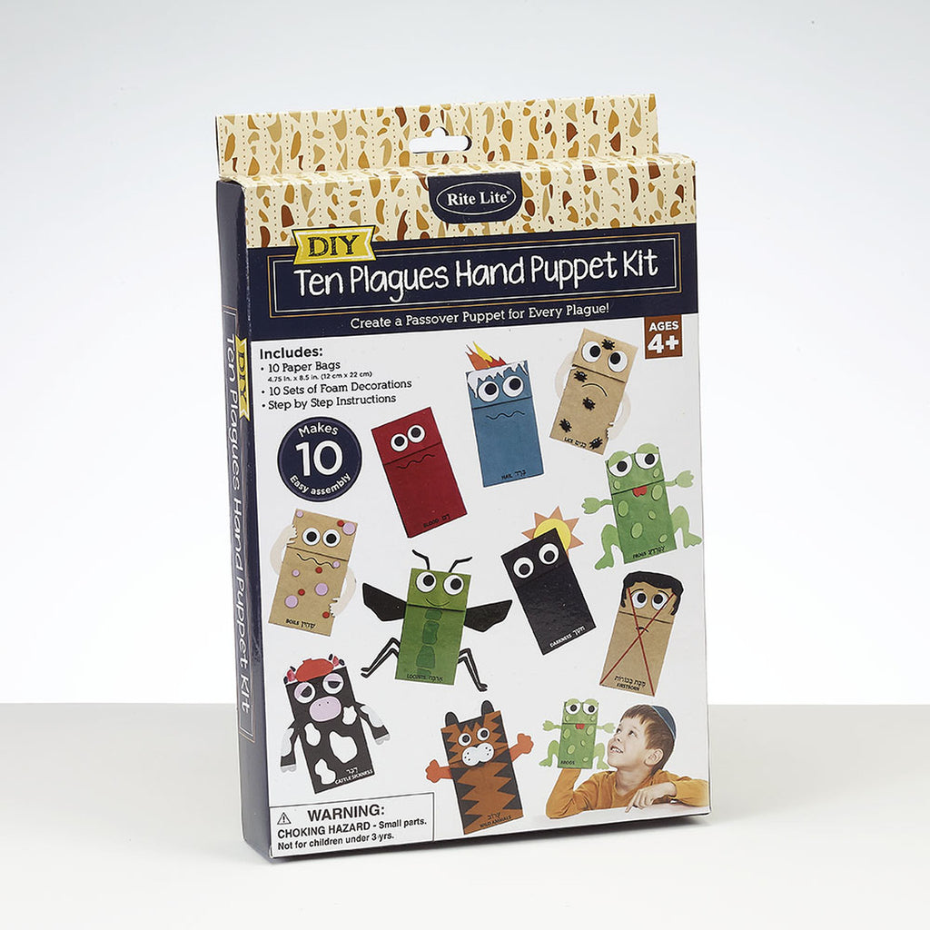 Ten Plagues Hand Puppet Craft Kit