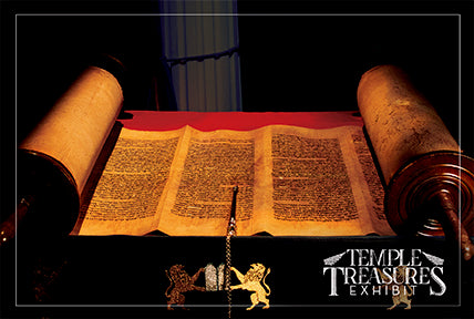 Temple Treasures Exhibit Postcards