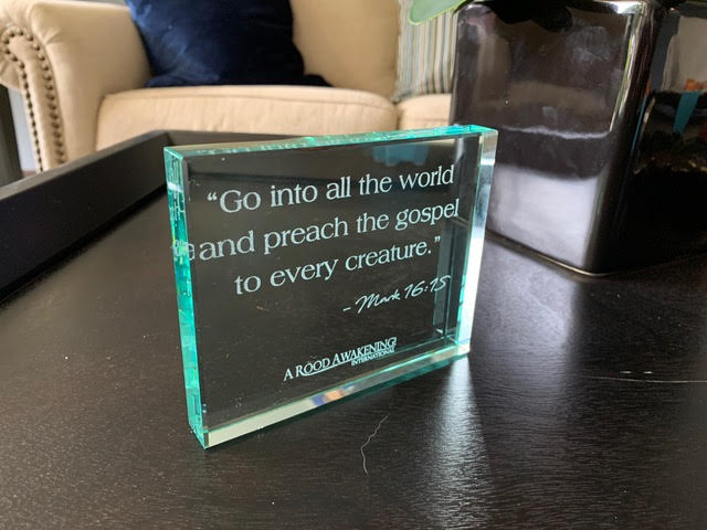Great Commission Glass Keepsake